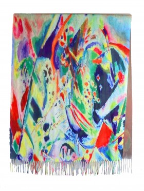 "Bouquet of Tulips" Oil Painting Scarf